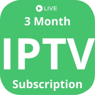 3 Month IPTV Subscription