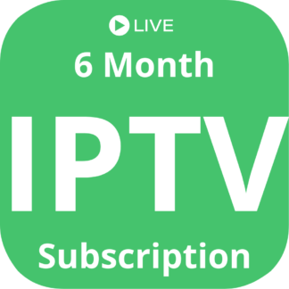 6 Month IPTV Subscription