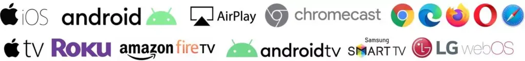Multi-device IPTV streaming in the UK – Firestick, Smart TV, mobile, and desktop support